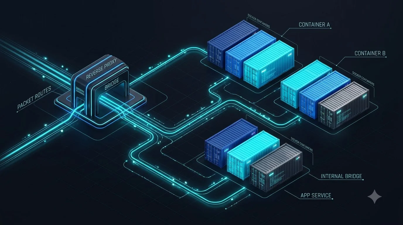 Understanding Docker Bridge Networks & Reverse Proxy Topology